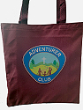 New Adv Kids Totebag - Maroon / Multi-colored logo