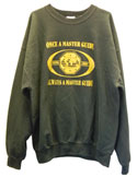 Once A Master Guide Always A Master Guide Gold Glitter Sweatshirt on-Multiple Shirt Colors