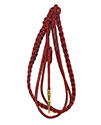 Solid Burgundy Citation Cord, 2 loops 1 stand with tip