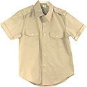 Adenturer sized - Boys & Girls Unisex-- PF Class A Shirt- TAN