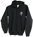 Youth & Adult ZIPPER Hoodie- Full Size OR Pocket logo options